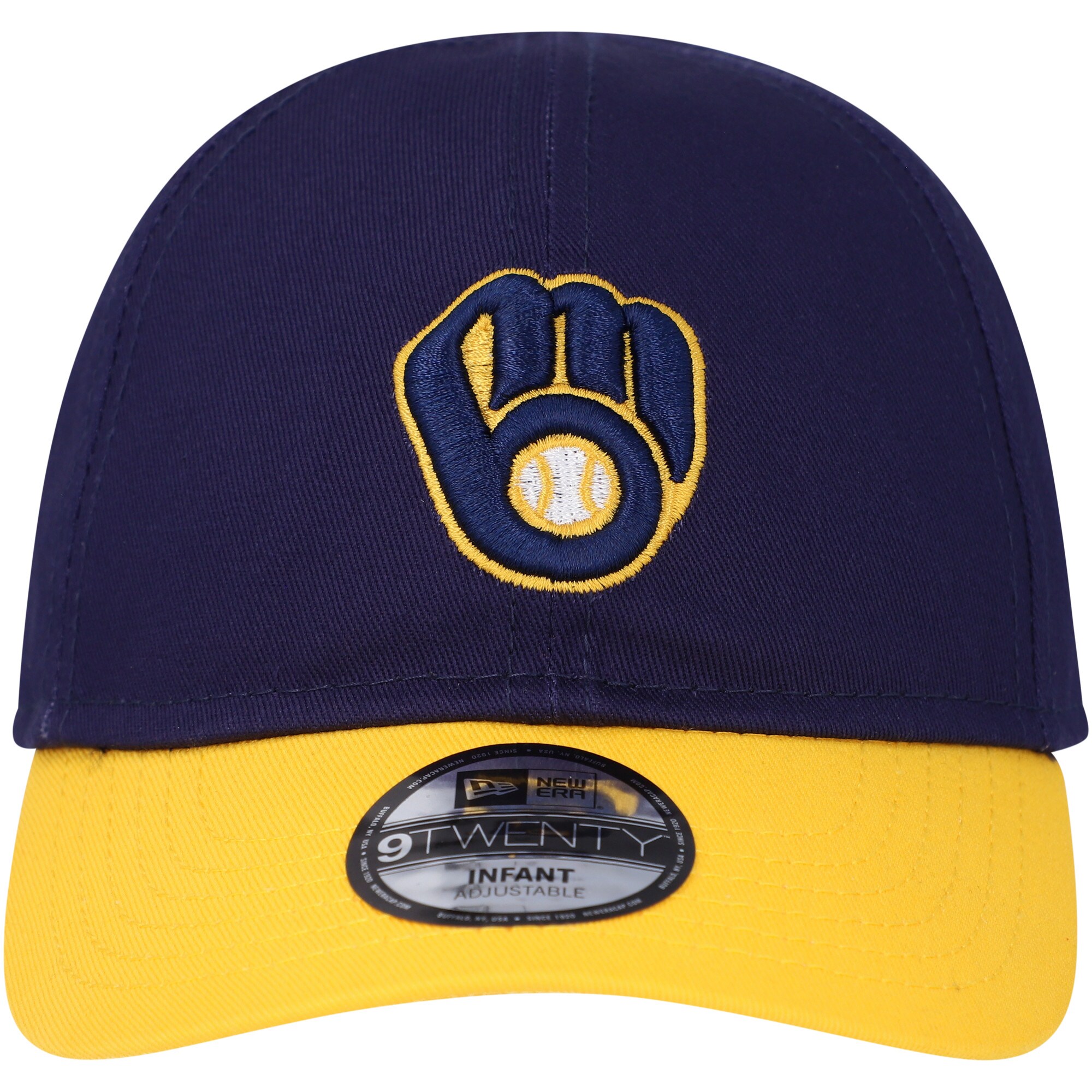 infant milwaukee brewers new era navy team color my first 9twenty flex hat | Milwaukee Brewers Hats MLB Hats & Jerseys Collection