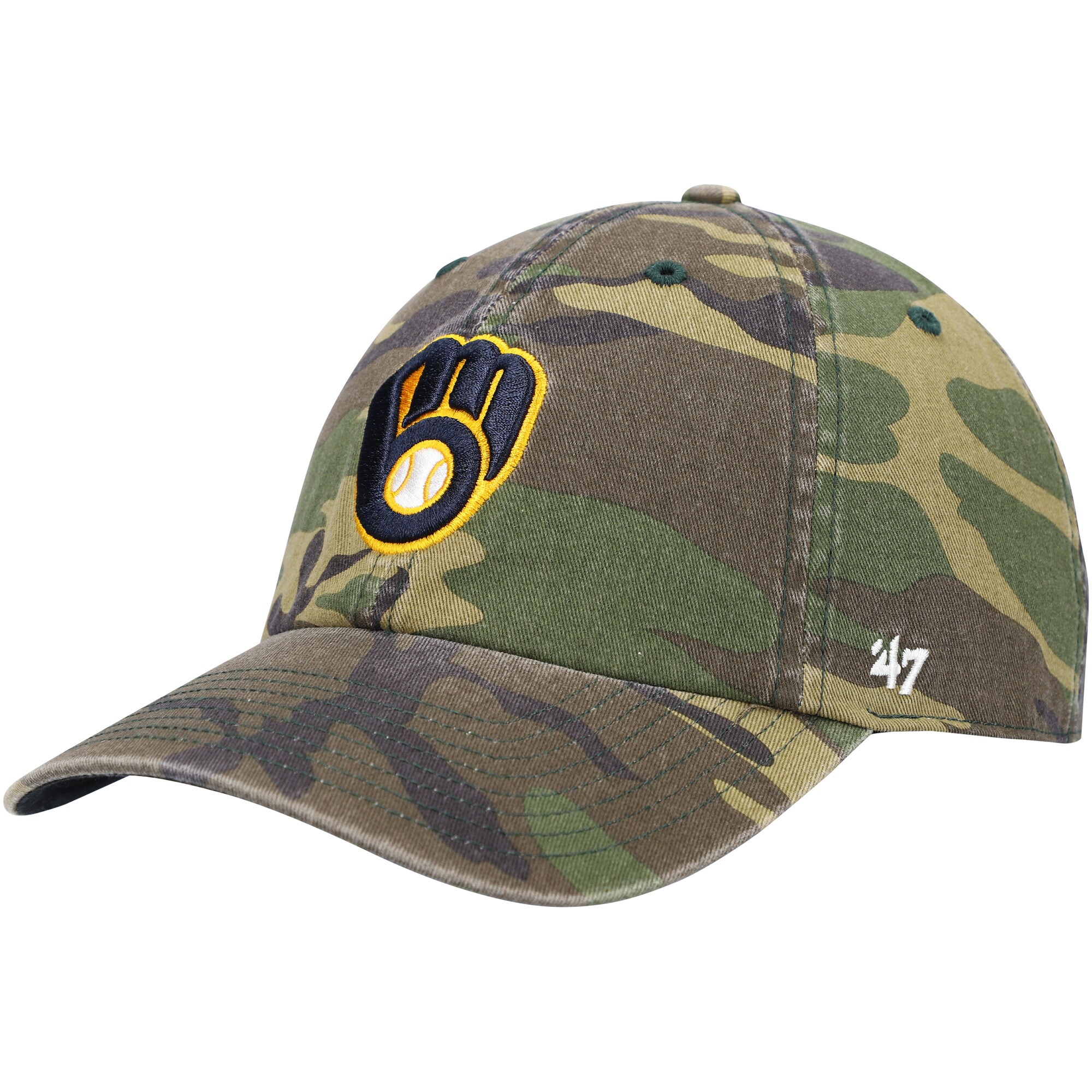 mens milwaukee brewers 47 camo team clean up adjustable hat | Milwaukee Brewers Hats MLB Hats & Jerseys Collection
