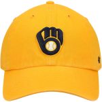 mens milwaukee brewers 47 gold clean up adjustable hat | Milwaukee Brewers Hats MLB Hats & Jerseys Collection