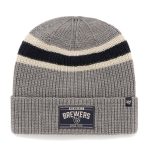 mens milwaukee brewers 47 graphite penobscot cuffed knit hat | Milwaukee Brewers Hats MLB Hats & Jerseys Collection