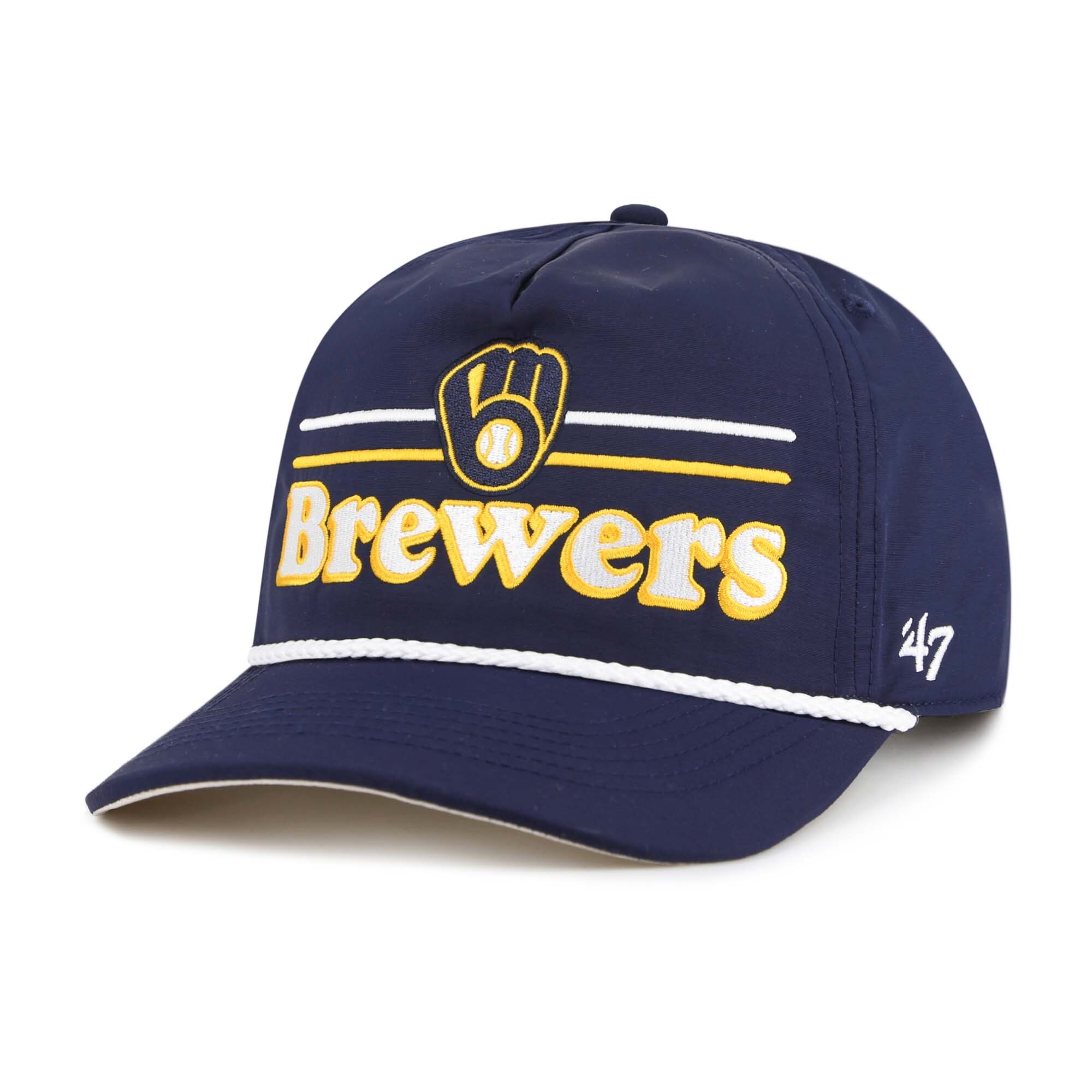 mens milwaukee brewers 47 navy campscape hitch adjustable hat | Milwaukee Brewers Hats MLB Hats & Jerseys Collection