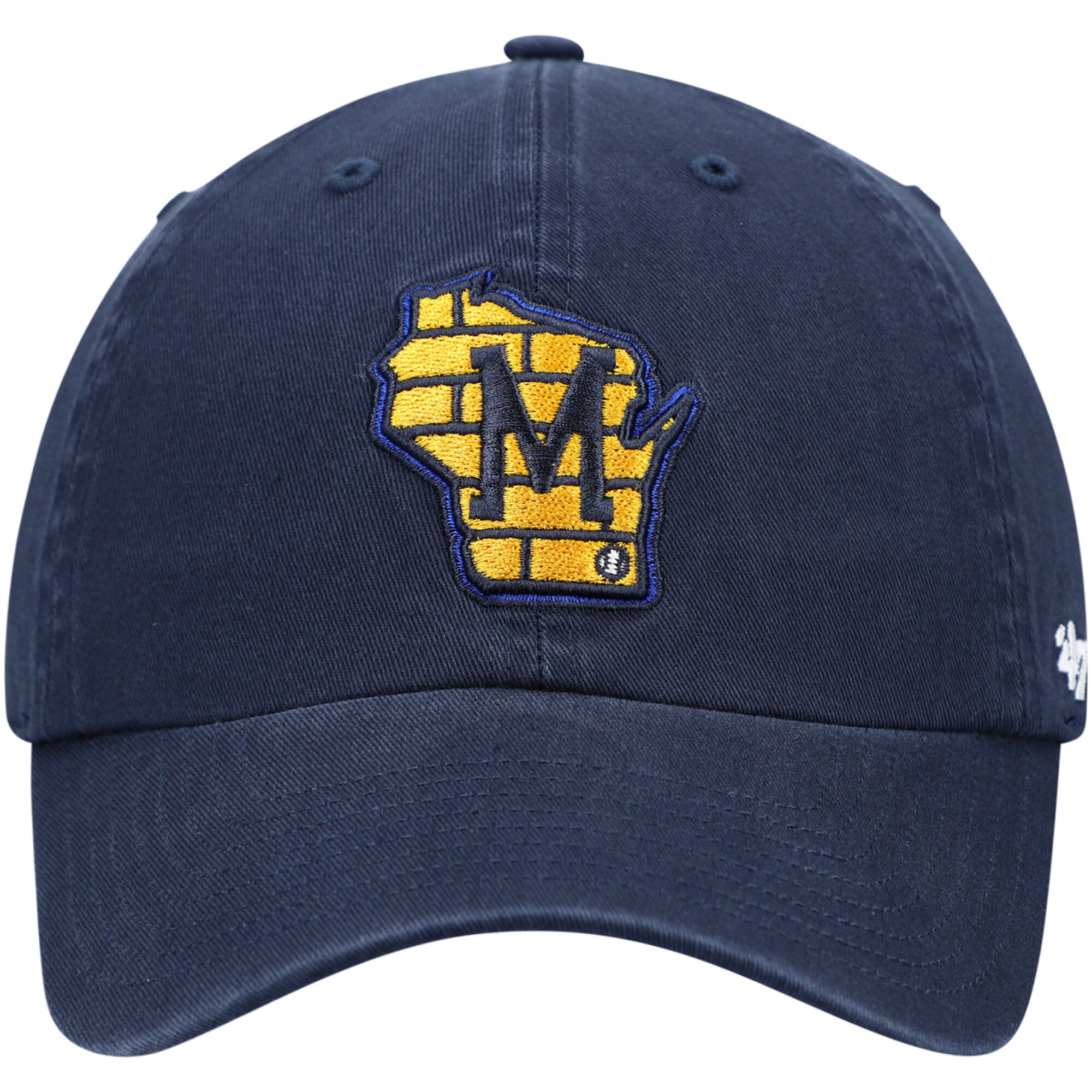 mens milwaukee brewers 47 navy clean up adjustable hat | Milwaukee Brewers Hats MLB Hats & Jerseys Collection