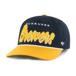 mens milwaukee brewers 47 navy dropshadow rope hitch adjustable hat | Milwaukee Brewers Hats MLB Hats & Jerseys Collection
