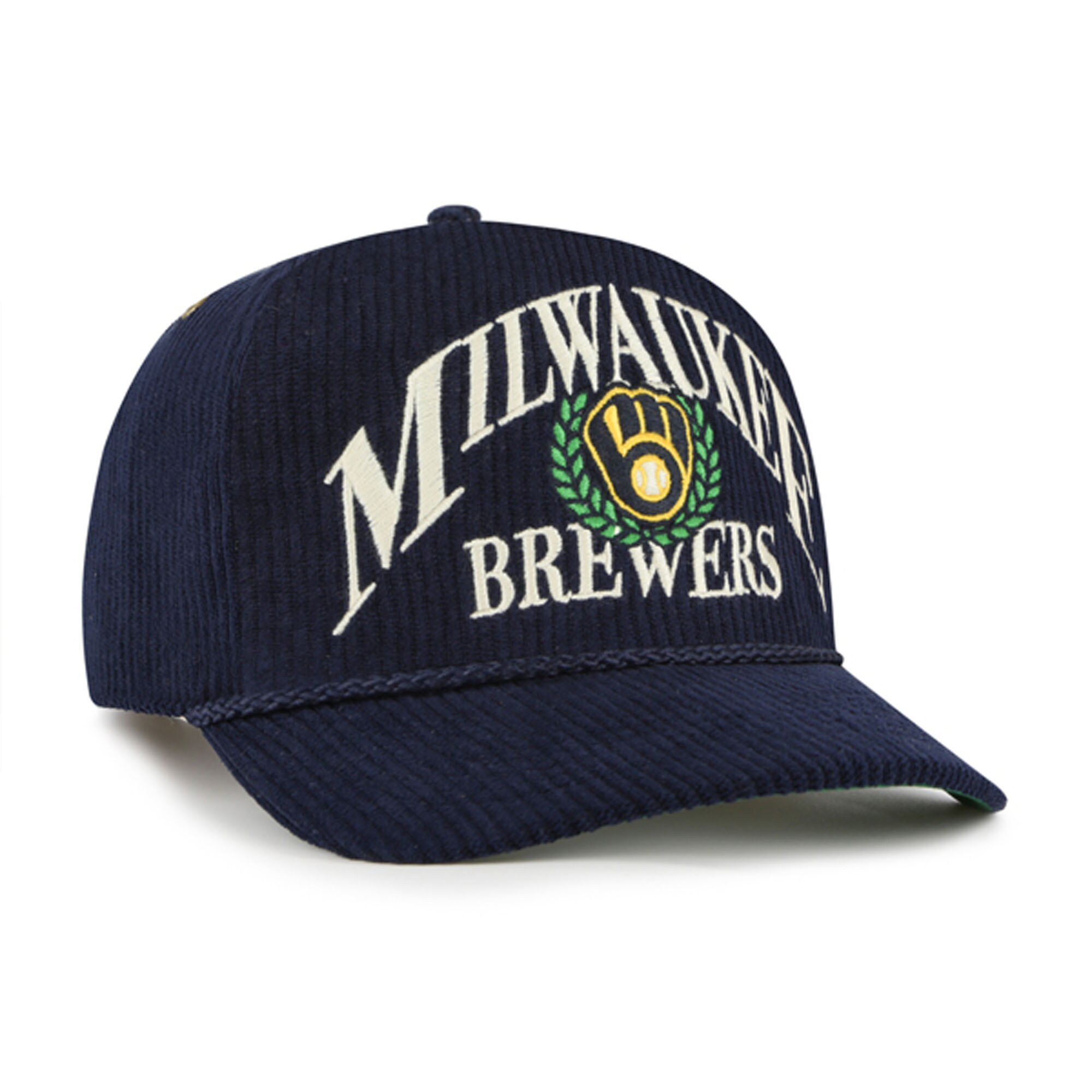 mens milwaukee brewers 47 navy pitchout rope hitch adjustable hat | Milwaukee Brewers Hats MLB Hats & Jerseys Collection