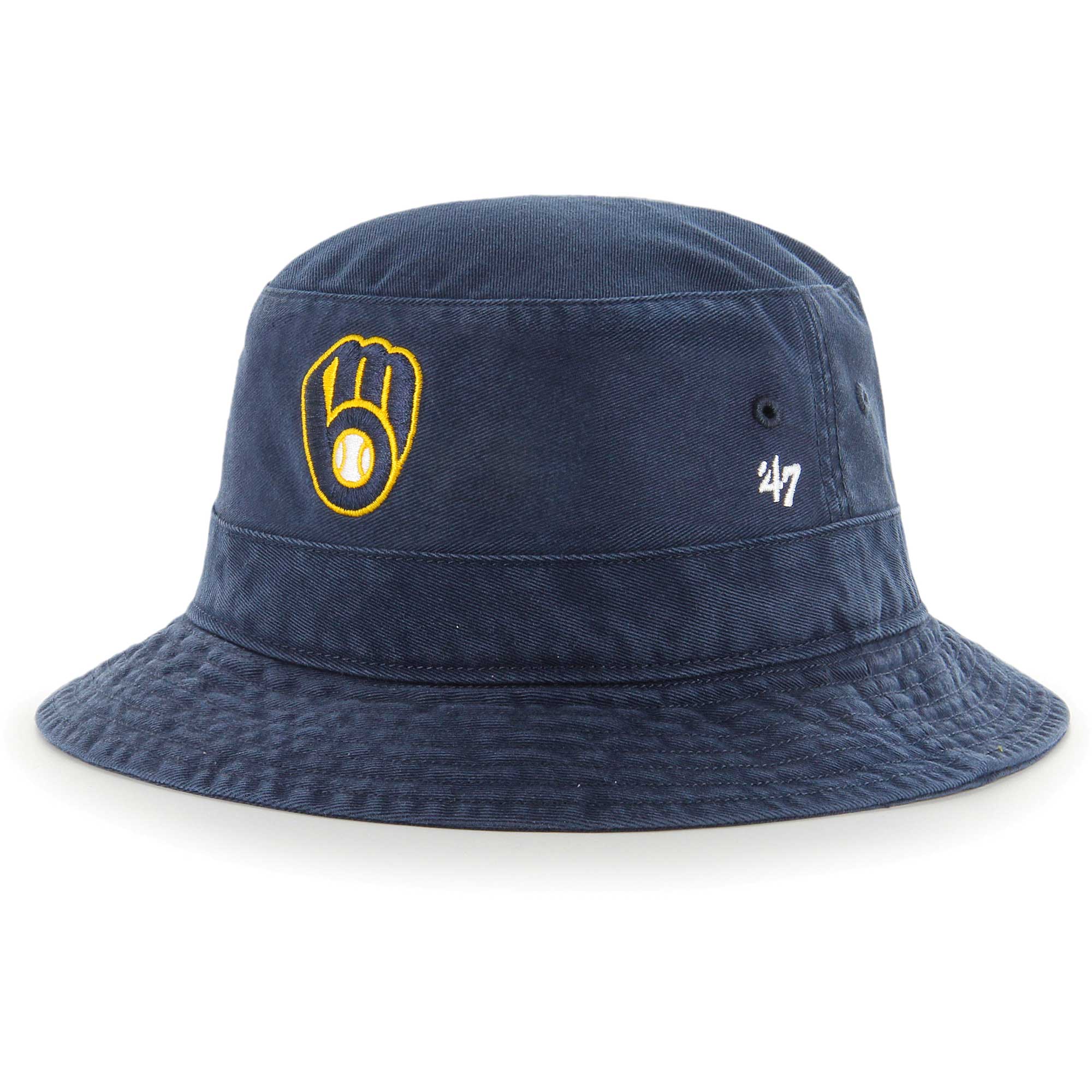 mens milwaukee brewers 47 navy primary bucket hat | Milwaukee Brewers Hats MLB Hats & Jerseys Collection