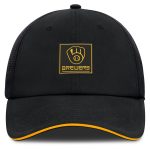 mens milwaukee brewers fanatics black level up driver adjustable hat | Milwaukee Brewers Hats MLB Hats & Jerseys Collection