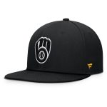 mens milwaukee brewers fanatics black walk-off bullpen snapback hat | Milwaukee Brewers Hats MLB Hats & Jerseys Collection
