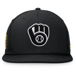 mens milwaukee brewers fanatics black walk-off bullpen snapback hat | Milwaukee Brewers Hats MLB Hats & Jerseys Collection