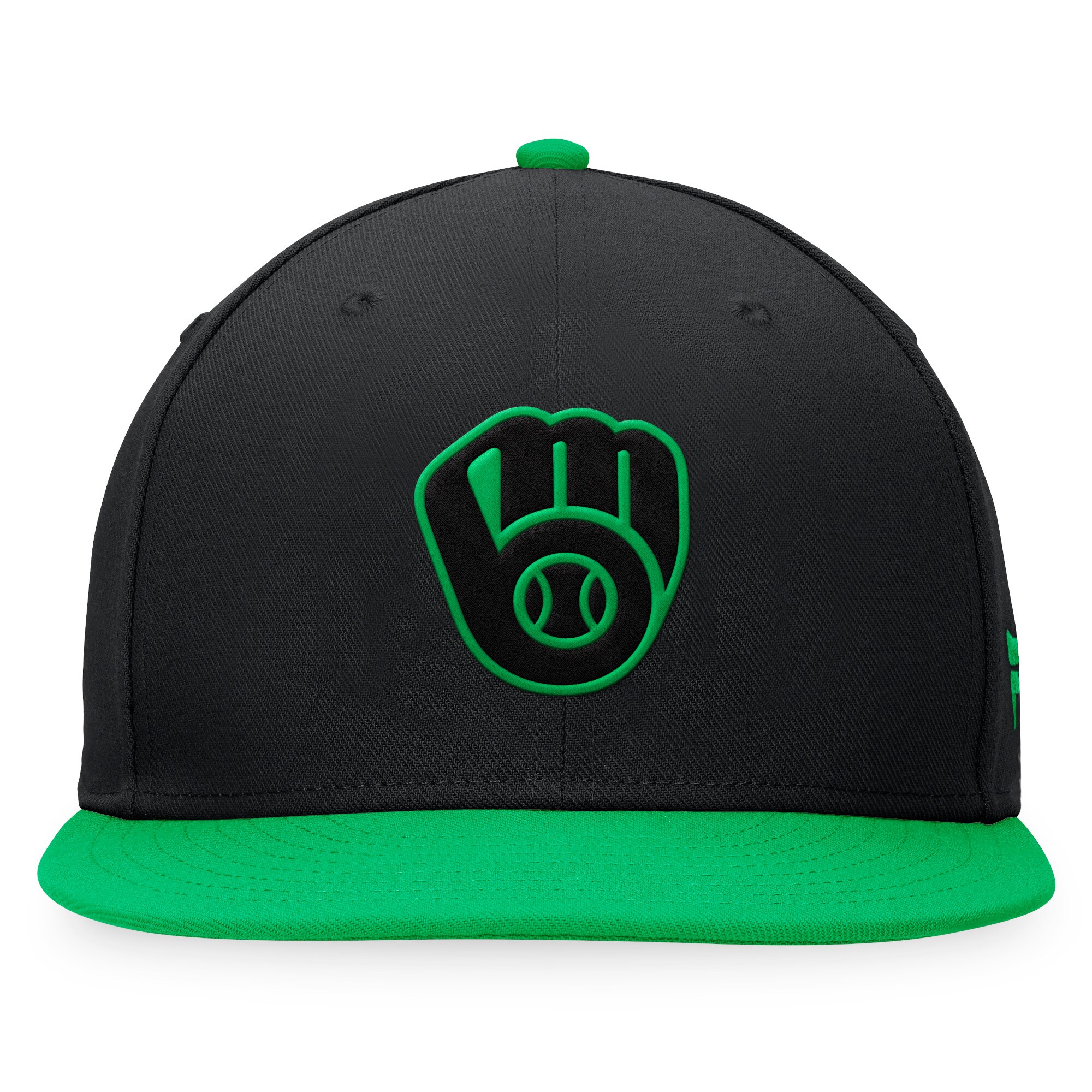 mens milwaukee brewers fanatics blackkelly green lucky snapback hat | Milwaukee Brewers Hats MLB Hats & Jerseys Collection