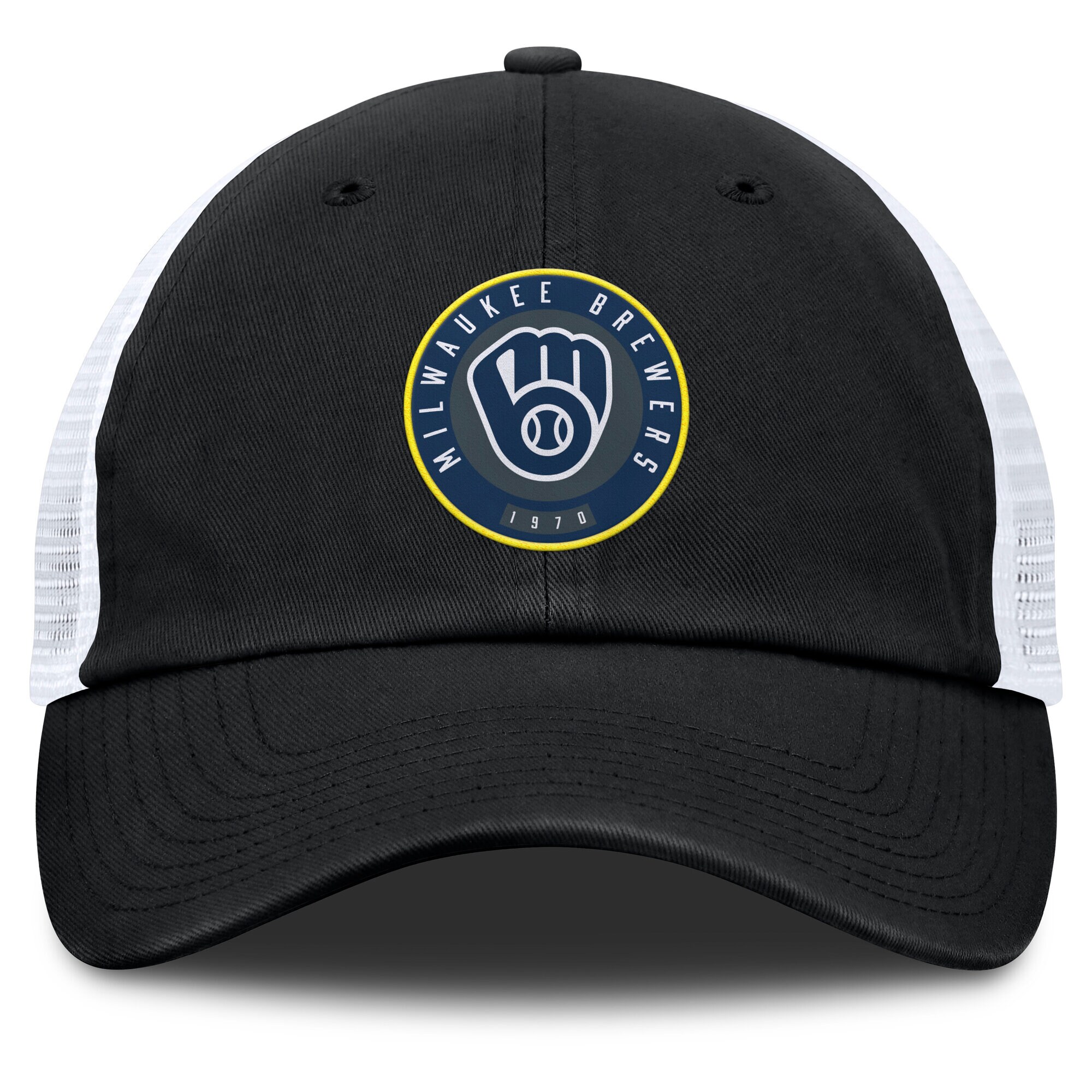 mens milwaukee brewers fanatics blackwhite averies adjustable hat | Milwaukee Brewers Hats MLB Hats & Jerseys Collection