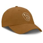 mens milwaukee brewers fanatics brown act natural chopper adjustable hat | Milwaukee Brewers Hats MLB Hats & Jerseys Collection