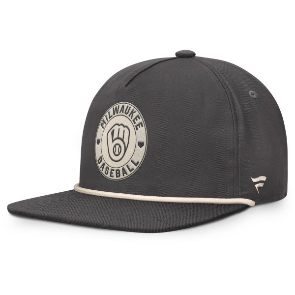 mens milwaukee brewers fanatics charcoal closer adjustable hat | Milwaukee Brewers Hats MLB Hats & Jerseys Collection