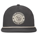 mens milwaukee brewers fanatics charcoal closer adjustable hat | Milwaukee Brewers Hats MLB Hats & Jerseys Collection