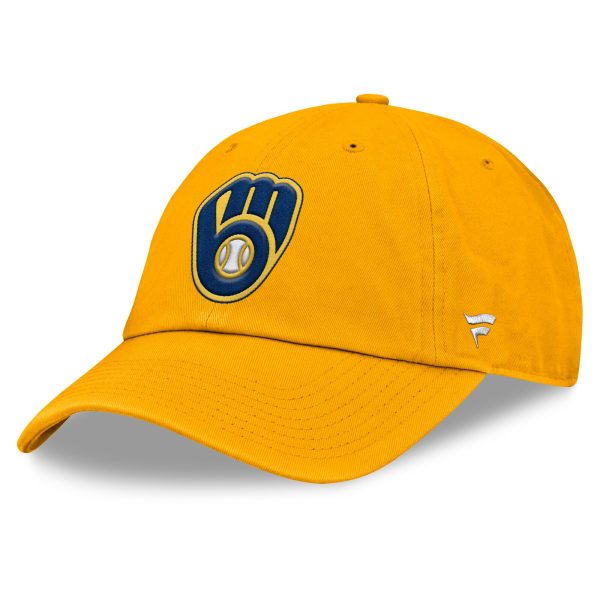 mens milwaukee brewers fanatics gold core adjustable hat | Milwaukee Brewers Hats MLB Hats & Jerseys Collection