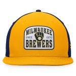 mens milwaukee brewers fanatics goldnavy cycle snapback hat | Milwaukee Brewers Hats MLB Hats & Jerseys Collection