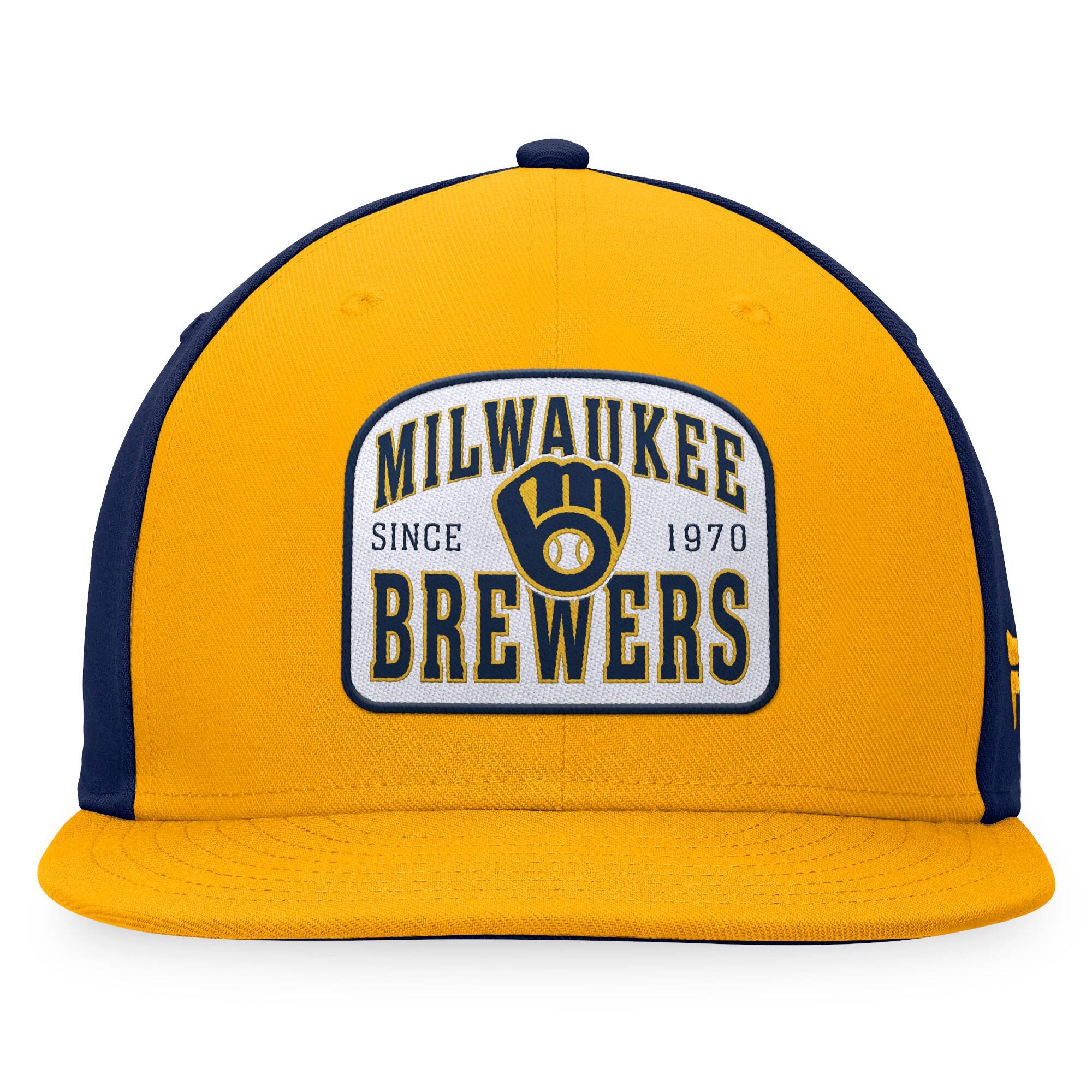 mens milwaukee brewers fanatics goldnavy cycle snapback hat | Milwaukee Brewers Hats MLB Hats & Jerseys Collection
