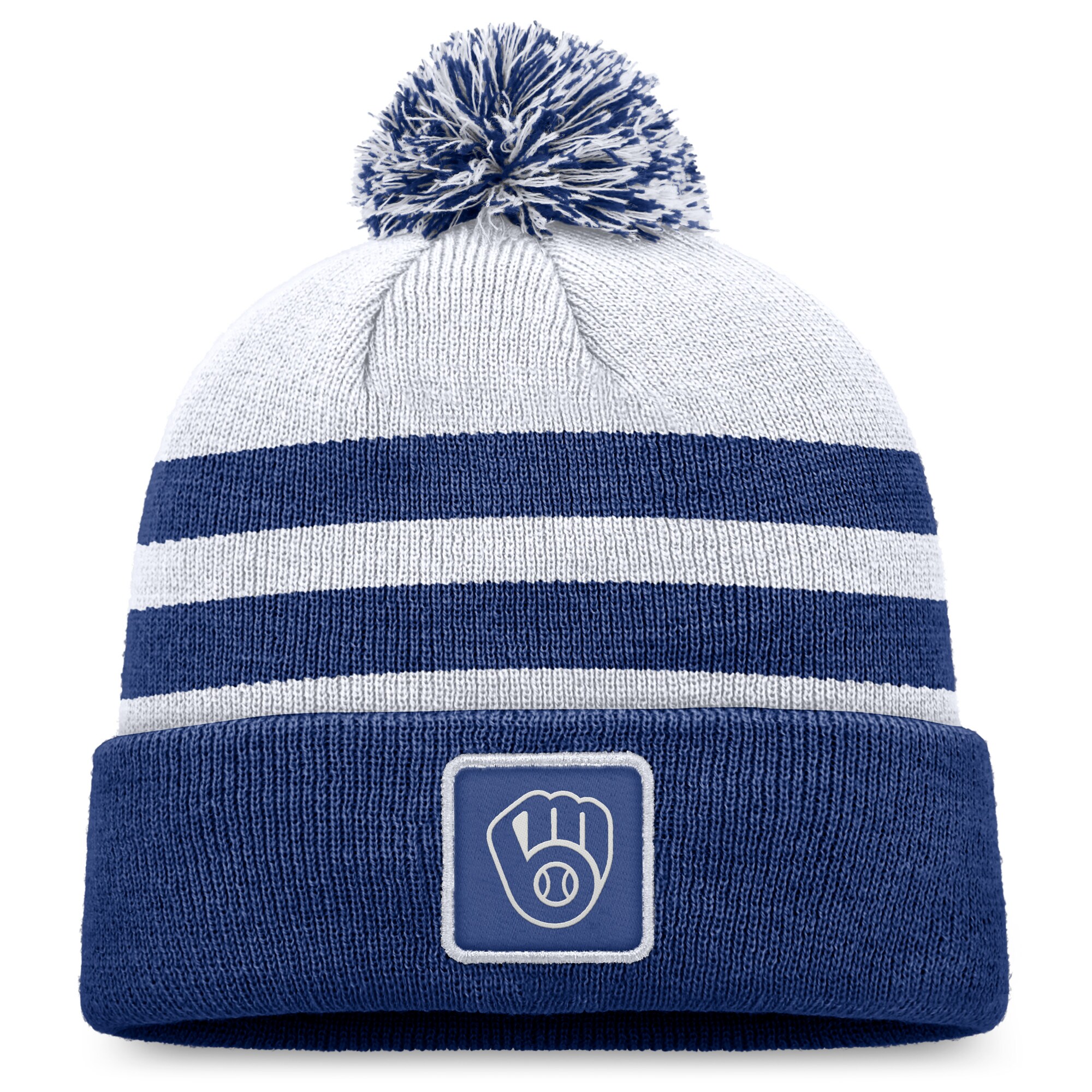 mens milwaukee brewers fanatics gray cuffed knit hat with pom | Milwaukee Brewers Hats MLB Hats & Jerseys Collection