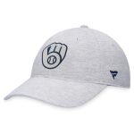 mens milwaukee brewers fanatics gray logo adjustable hat | Milwaukee Brewers Hats MLB Hats & Jerseys Collection