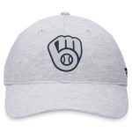 mens milwaukee brewers fanatics gray logo adjustable hat | Milwaukee Brewers Hats MLB Hats & Jerseys Collection