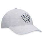 mens milwaukee brewers fanatics gray logo adjustable hat | Milwaukee Brewers Hats MLB Hats & Jerseys Collection