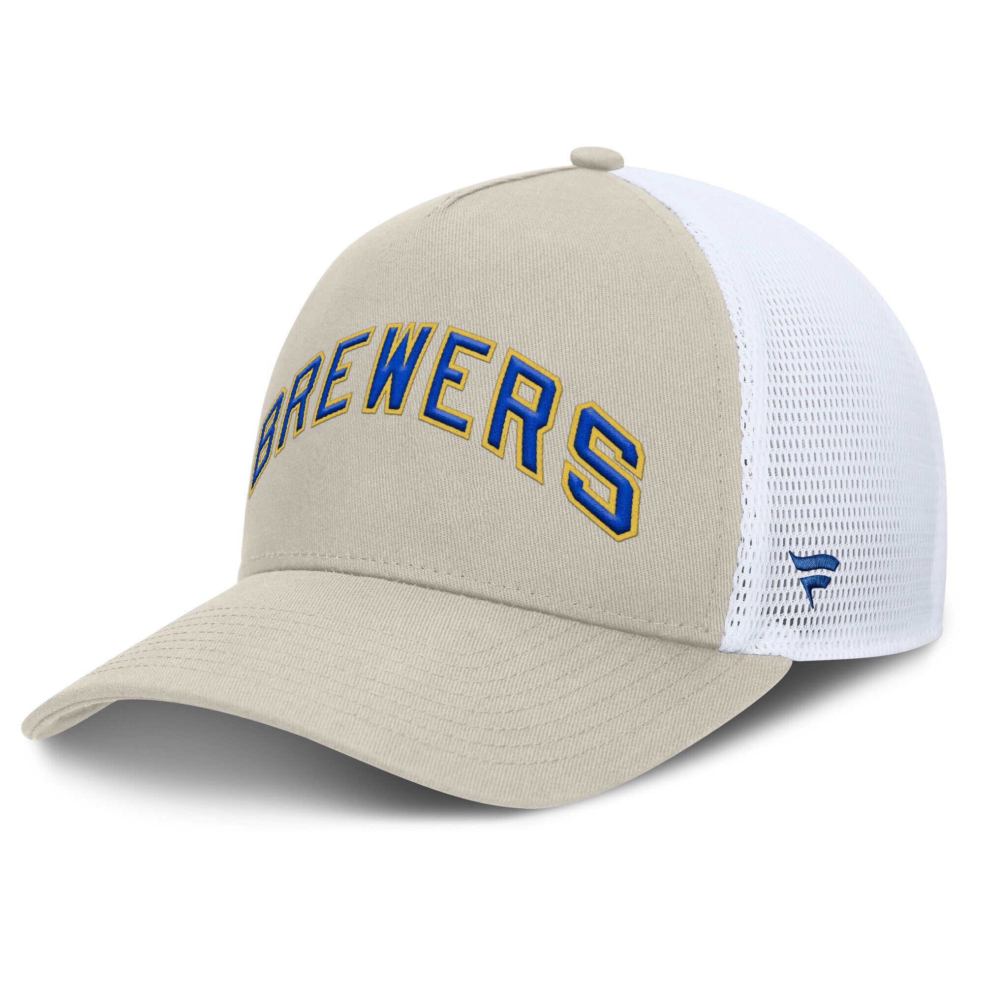 mens milwaukee brewers fanatics khaki heritage light khaki a-frame adjustable hat | Milwaukee Brewers Hats MLB Hats & Jerseys Collection