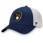 mens milwaukee brewers fanatics navy team core unstructured trucker adjustable hat | Milwaukee Brewers Hats MLB Hats & Jerseys Collection