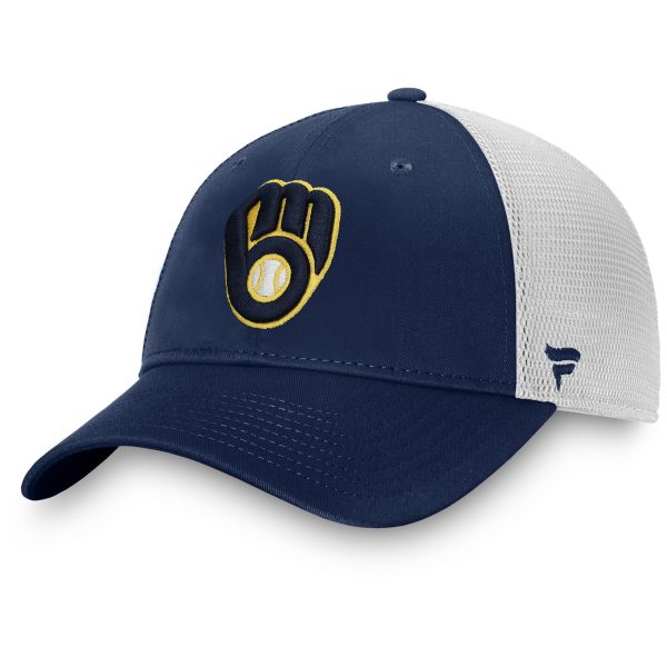 mens milwaukee brewers fanatics navy team core unstructured trucker adjustable hat | Milwaukee Brewers Hats MLB Hats & Jerseys Collection