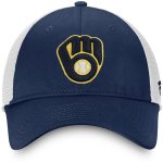 mens milwaukee brewers fanatics navy team core unstructured trucker adjustable hat | Milwaukee Brewers Hats MLB Hats & Jerseys Collection