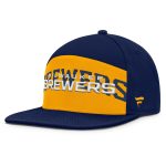 mens milwaukee brewers fanatics navygold clubhouse splitter snapback hat | Milwaukee Brewers Hats MLB Hats & Jerseys Collection