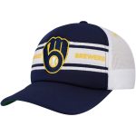 mens milwaukee brewers navy sideline trucker adjustable hat | Milwaukee Brewers Hats MLB Hats & Jerseys Collection