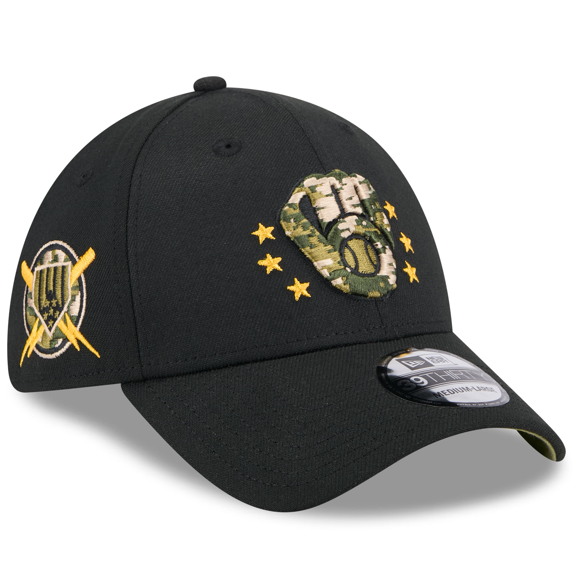 mens milwaukee brewers new era black 2024 armed forces day 39thirty flex hat | Milwaukee Brewers Hats MLB Hats & Jerseys Collection