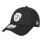 mens milwaukee brewers new era black pivot 9forty adjustable hat | Milwaukee Brewers Hats MLB Hats & Jerseys Collection