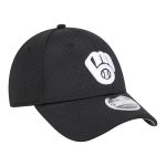 mens milwaukee brewers new era black pivot 9forty adjustable hat | Milwaukee Brewers Hats MLB Hats & Jerseys Collection