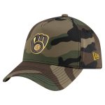 mens milwaukee brewers new era camo woodland team pop 9forty a-frame adjustable hat | Milwaukee Brewers Hats MLB Hats & Jerseys Collection