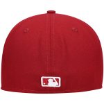 mens milwaukee brewers new era cardinal white logo 59fifty fitted hat | Milwaukee Brewers Hats MLB Hats & Jerseys Collection