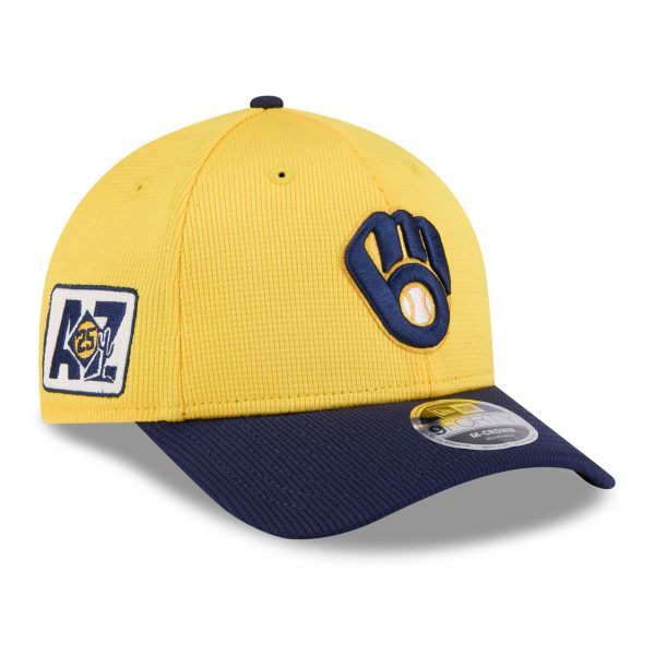 mens milwaukee brewers new era goldnavy 2025 spring training 9forty adjustable hat | Milwaukee Brewers Hats MLB Hats & Jerseys Collection