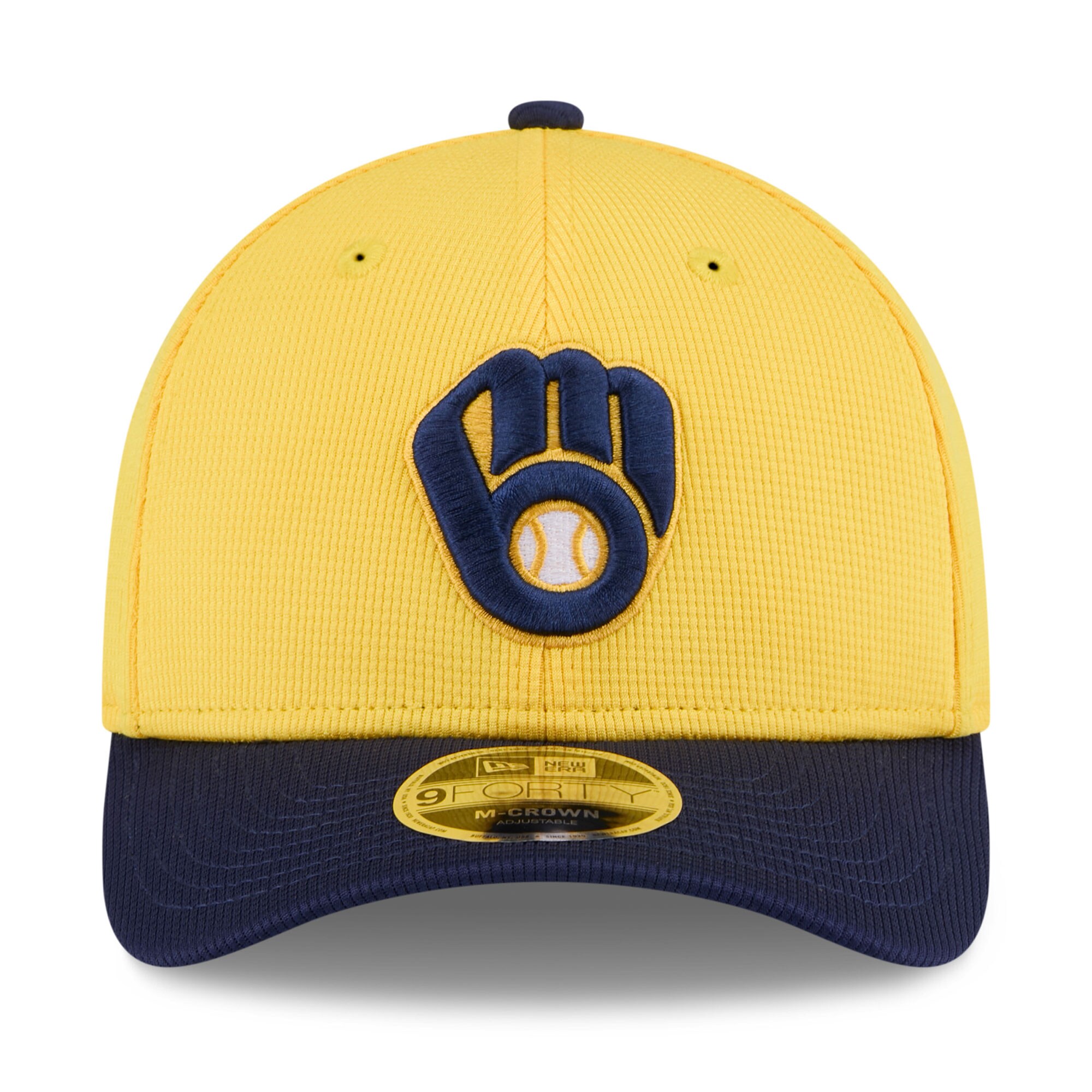 mens milwaukee brewers new era goldnavy 2025 spring training 9forty adjustable hat | Milwaukee Brewers Hats MLB Hats & Jerseys Collection