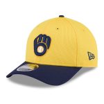 mens milwaukee brewers new era goldnavy 2025 spring training 9forty adjustable hat | Milwaukee Brewers Hats MLB Hats & Jerseys Collection