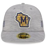 mens milwaukee brewers new era gray 2024 clubhouse low profile 59fifty fitted hat | Milwaukee Brewers Hats MLB Hats & Jerseys Collection