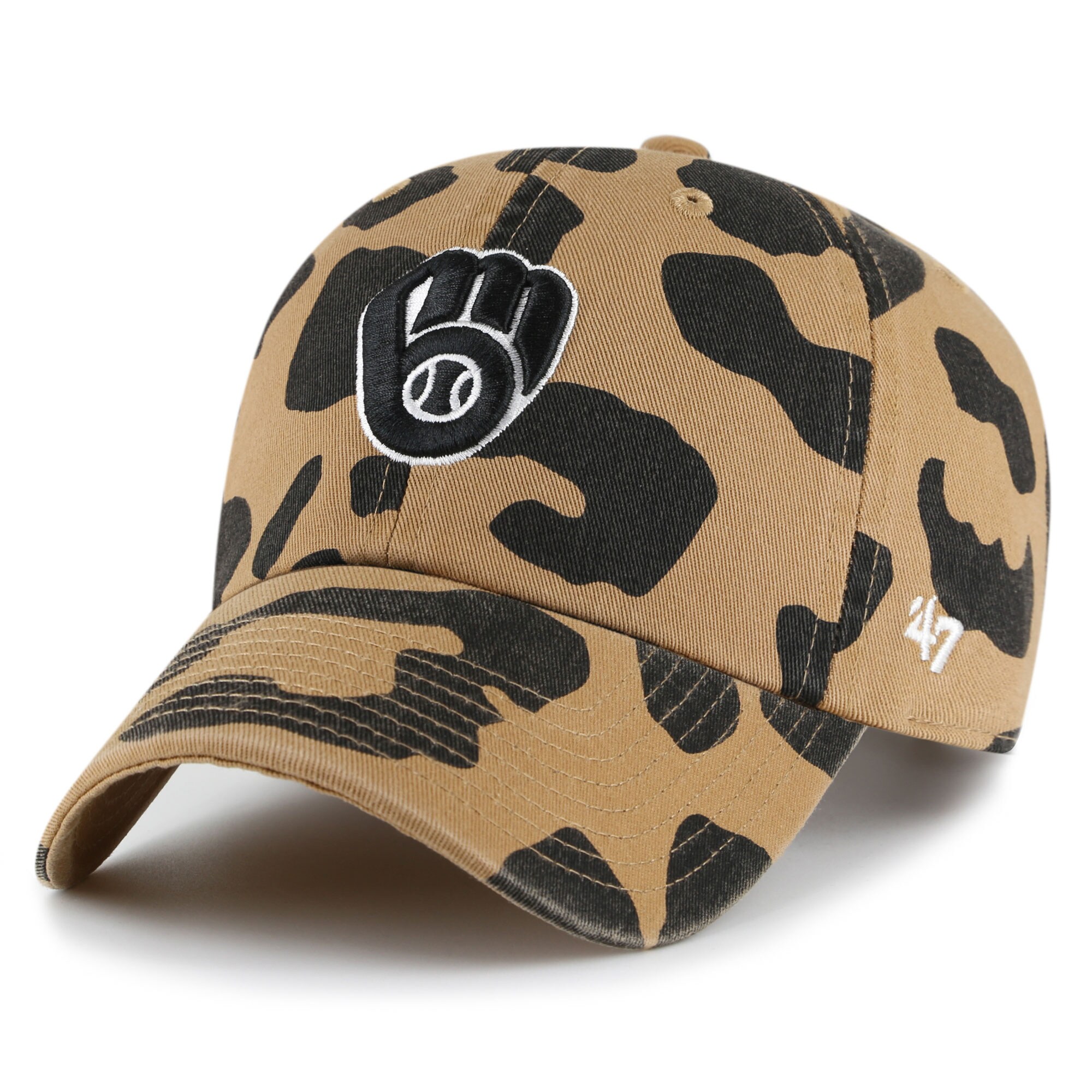 womens milwaukee brewers 47 brown rosette clean up adjustable hat | Milwaukee Brewers Hats MLB Hats & Jerseys Collection