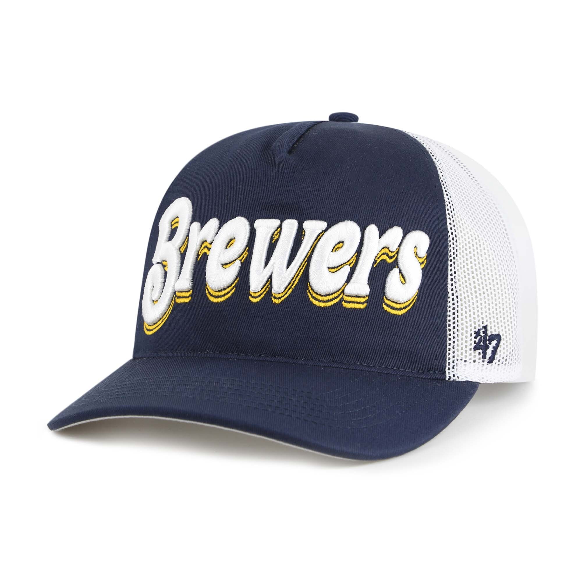 womens milwaukee brewers 47 navy biloxi hitch adjustable hat | Milwaukee Brewers Hats MLB Hats & Jerseys Collection