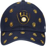 womens milwaukee brewers 47 navy confetti clean up adjustable hat | Milwaukee Brewers Hats MLB Hats & Jerseys Collection
