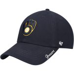 womens milwaukee brewers 47 navy team miata clean up adjustable hat | Milwaukee Brewers Hats MLB Hats & Jerseys Collection