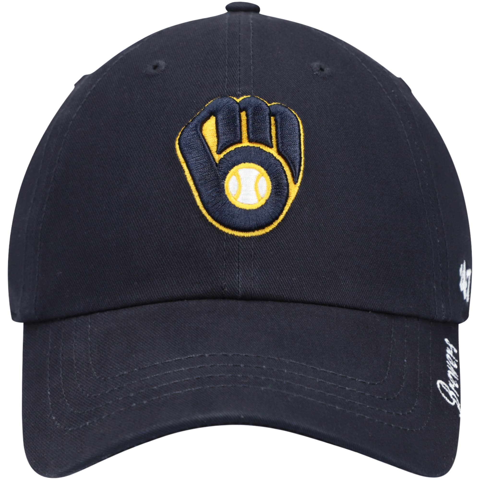 womens milwaukee brewers 47 navy team miata clean up adjustable hat | Milwaukee Brewers Hats MLB Hats & Jerseys Collection