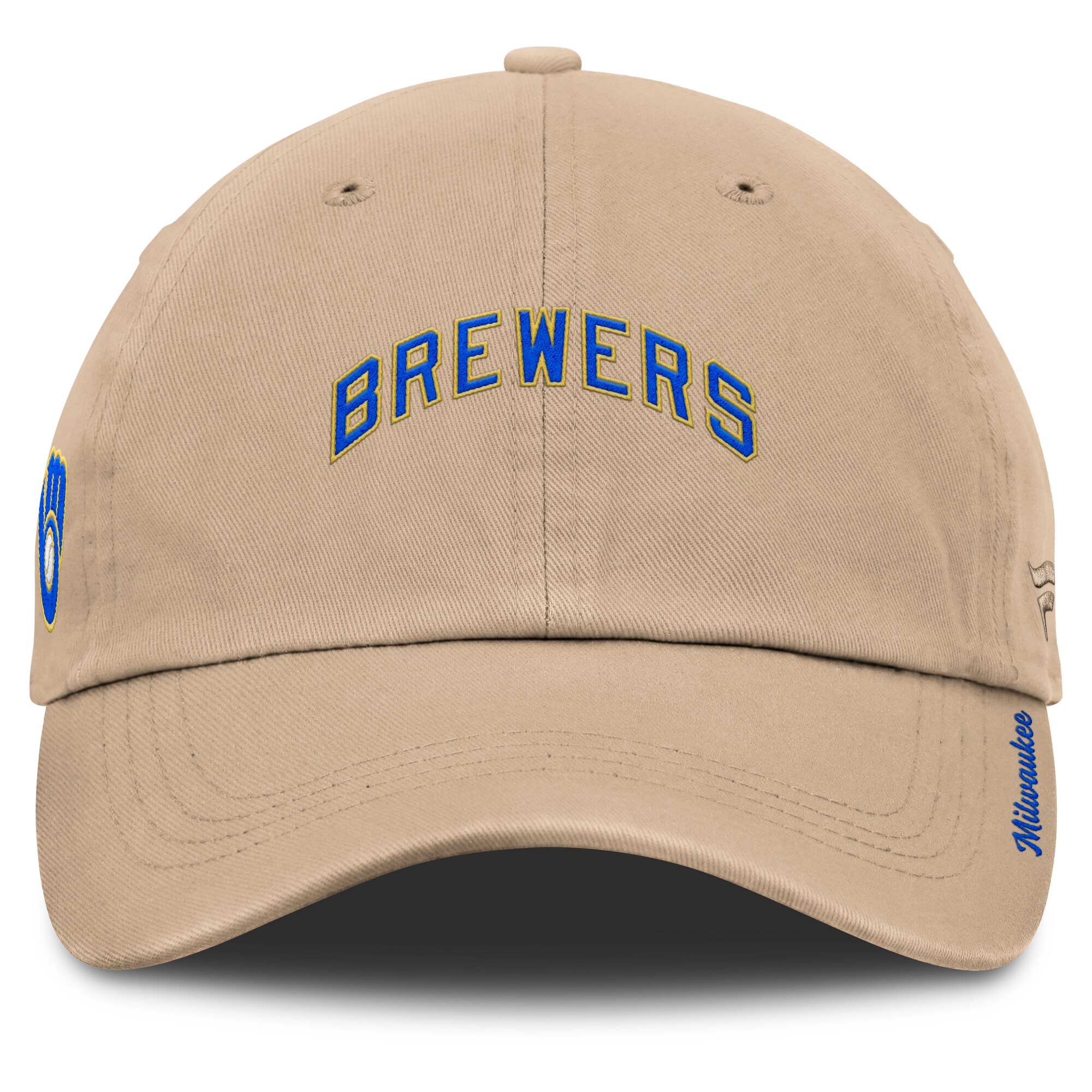 womens milwaukee brewers fanatics tan cooperstown collection adjustable hat | Milwaukee Brewers Hats MLB Hats & Jerseys Collection