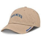 womens milwaukee brewers fanatics tan cooperstown collection adjustable hat | Milwaukee Brewers Hats MLB Hats & Jerseys Collection