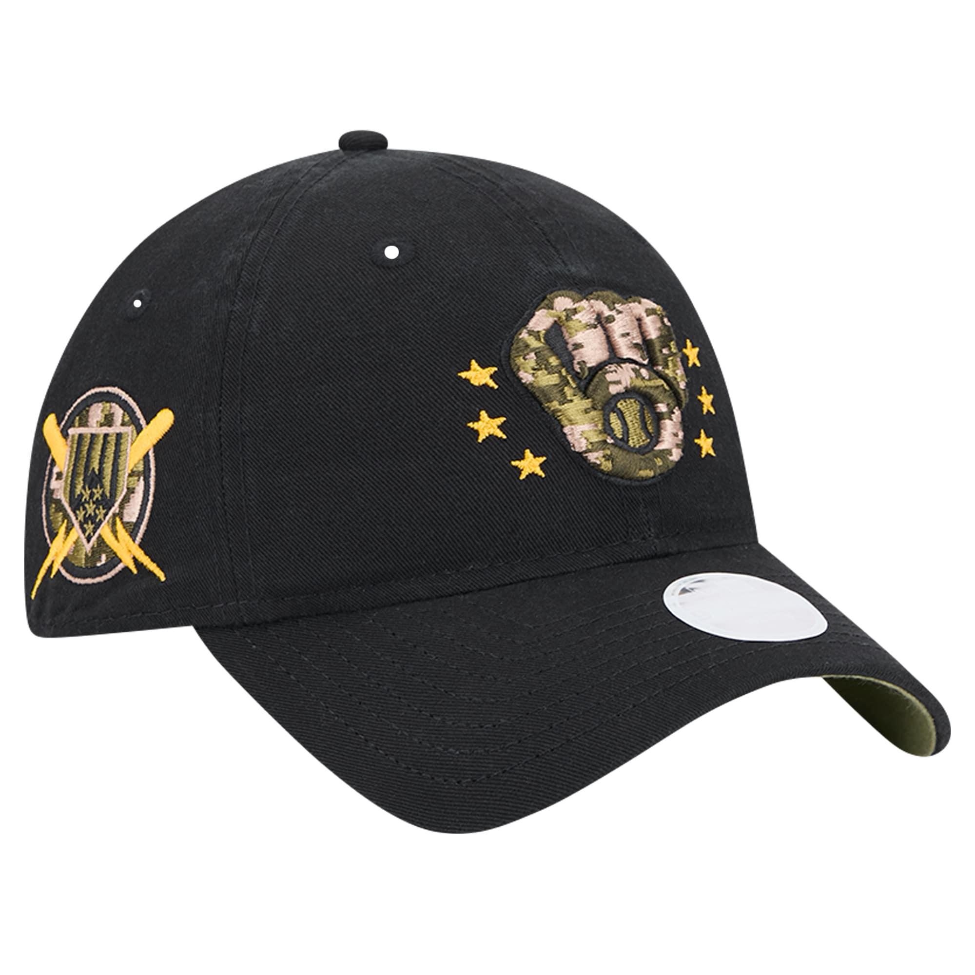 womens milwaukee brewers new era black 2024 armed forces day 9twenty adjustable hat | Milwaukee Brewers Hats MLB Hats & Jerseys Collection