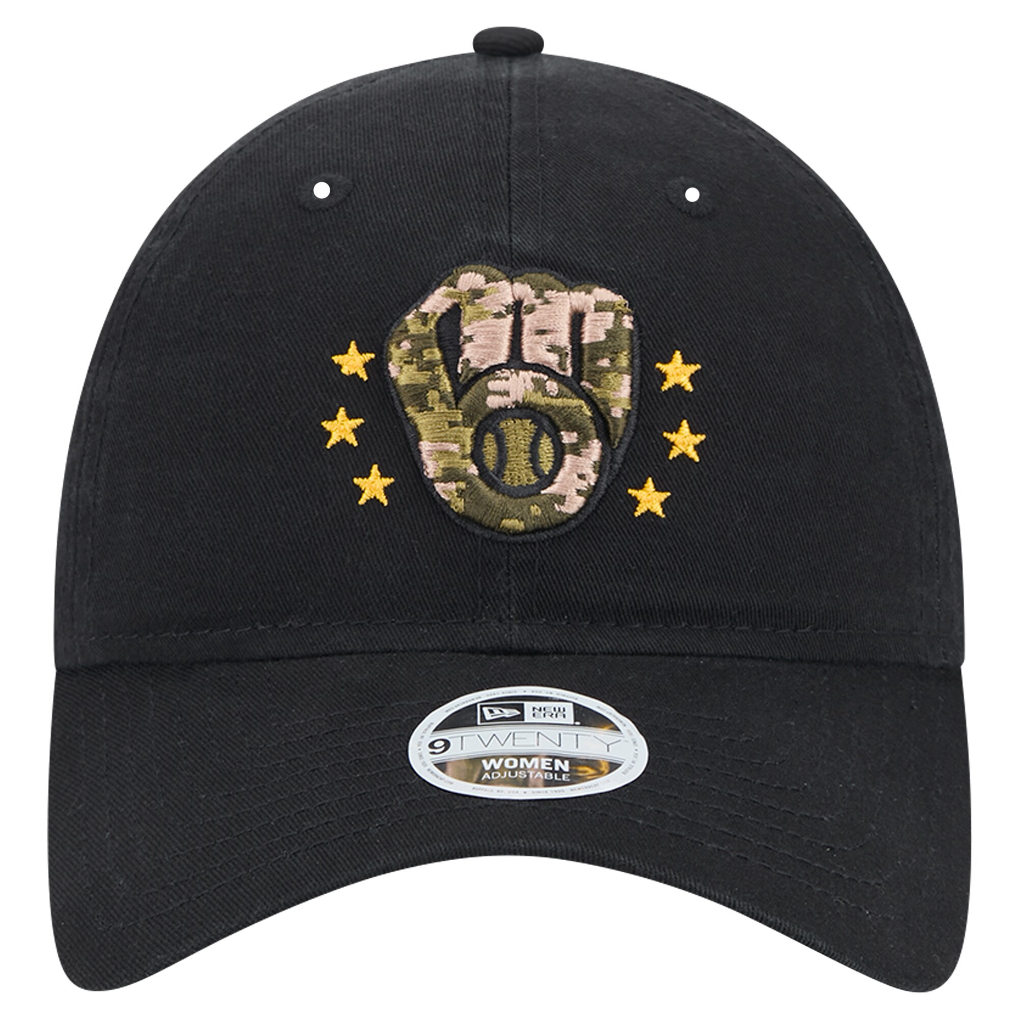 womens milwaukee brewers new era black 2024 armed forces day 9twenty adjustable hat | Milwaukee Brewers Hats MLB Hats & Jerseys Collection