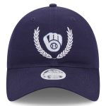 womens milwaukee brewers new era navy leaves 9twenty adjustable hat | Milwaukee Brewers Hats MLB Hats & Jerseys Collection