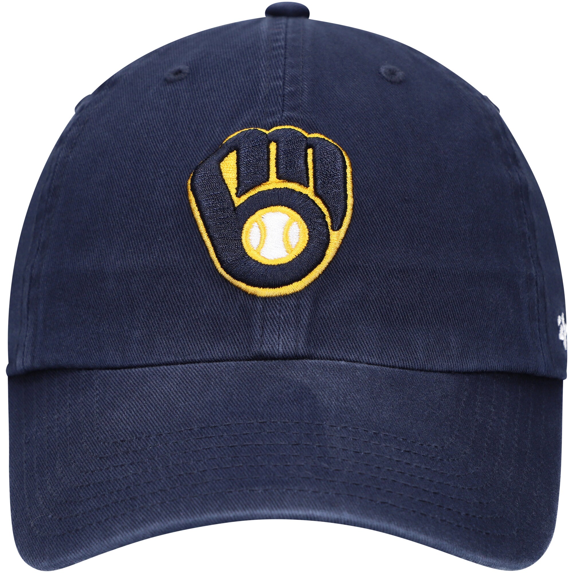 youth milwaukee brewers 47 navy team logo clean up adjustable hat | Milwaukee Brewers Hats MLB Hats & Jerseys Collection